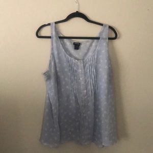 Torrid tulip back chiffon tank top